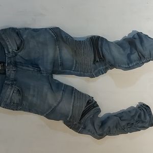 Teen/Men cargo denim pants, size M/M, By Urban Plant - Urban ID, Light Blue